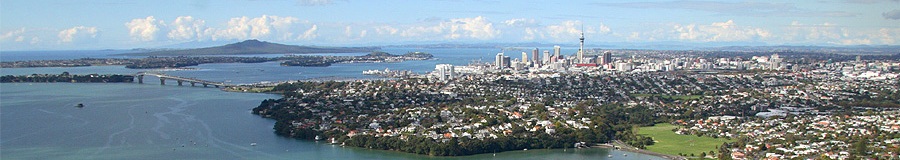 Auckland New Zealand Panarama