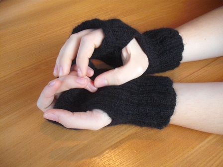 Simple to make Fingerless Gloves